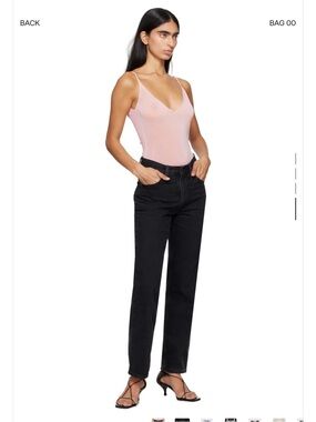 LEVI’S Black High Rise Dad Jean - purchased from SSENSE